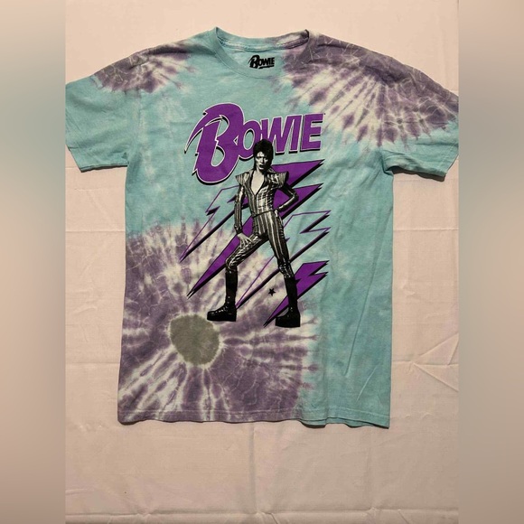 David Bowie Other - David Bowie Tie-Dye Graphic Tee | Size Medium | P2P 20” | New